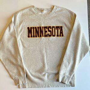 Vintage Minnesota Golden Gophers Gray Sweater